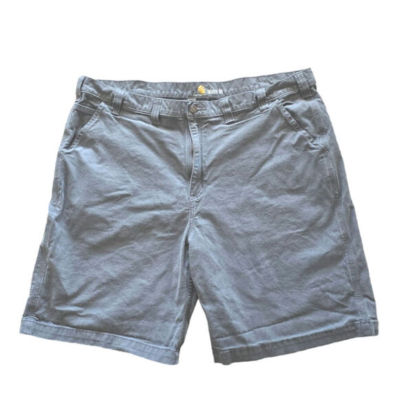 Carhartt Relaxed Fit Mens Canvas gray shorts Size 46 Work Durable Sturdy - Picture 1 of 6